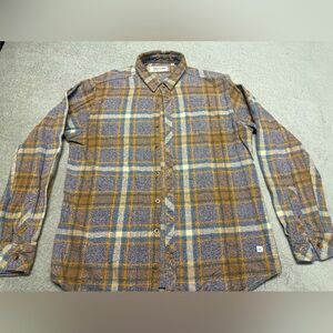 Departwest brand from Buckle Men's Button Down Soft Brushed Flannel Shirt Size L